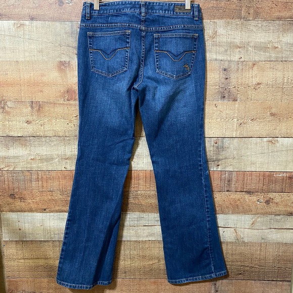 Harley Davidson Slim Bootcut Blue Women's Jeans Size 8 - Picture 7 of 15